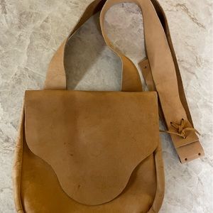 Leather haversack for Civil War Reenacting